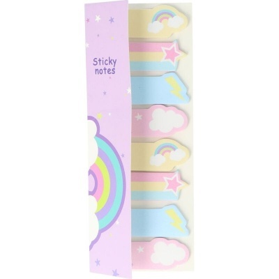 Set 8 post-its stickers unicórnio