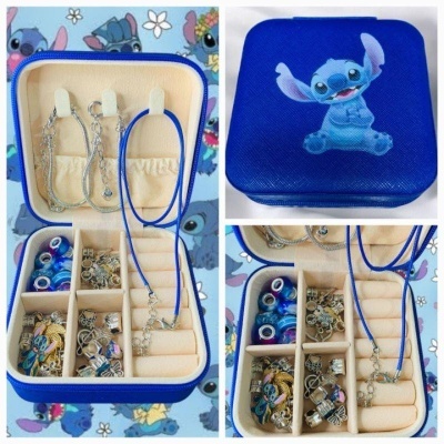 Pulseiras Stitch + Colar Stitch Disney