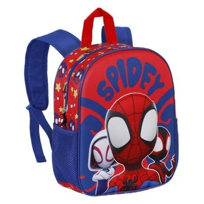 Mochila 3D Pré-Escolar Gang Spidey Spiderman 31 cm