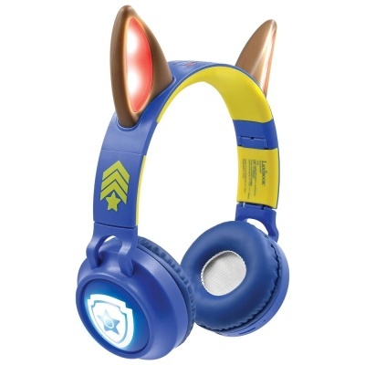 Auriculares headphones sem fios luminosos Bluetooth Patrulha Pata Paw Patrol