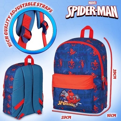 Mochila Escolar Spiderman 39 cm