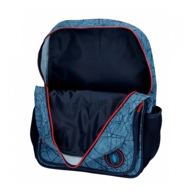 Mochila Escolar Spiderman Denim 40 cm