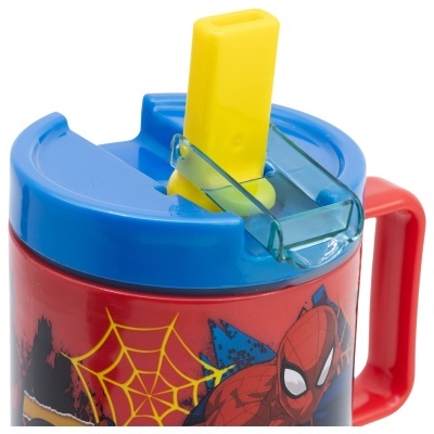 Spiderman - "Moving" Copo / caneca c/ Tampa 530ml