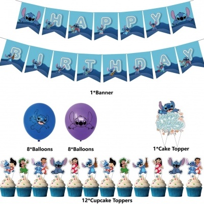 Kit aniversário Stitch Disney
