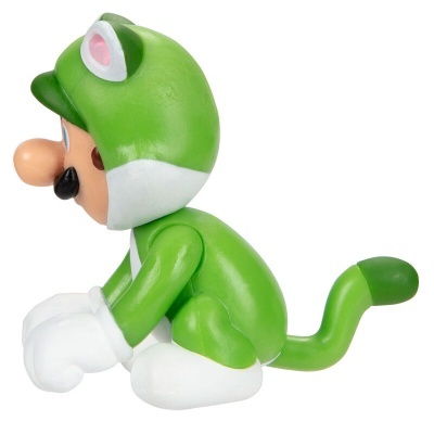 Figura Luigi Felino Super Mário Nintendo 6.5 cm