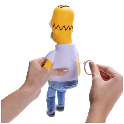 Peluche falante Homer Os Simpsons Inglês 33 cm
