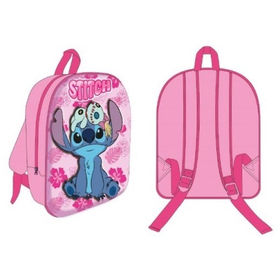 Mochila 3D Pré-escolar Stitch Disney