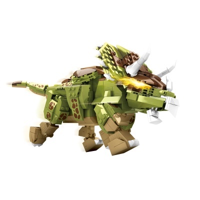 GIROS ENCAIXES 6+ DINO TRICERATOPS