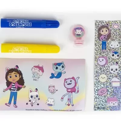 Conjunto de Papelaria da Casa de bonecas Gabby