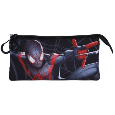 Porta-lápis Miles Spiderman Marvel triplo