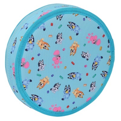 Estojo com material Bluey redondo 18 pcs