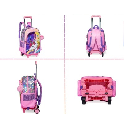 Pack Trolley Escolar Unicorn