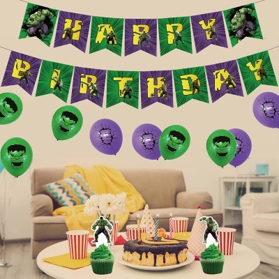 Kit aniversário Hulk Avengers