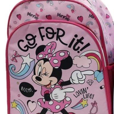 Mochila Escolar Minnie Disney 42cm