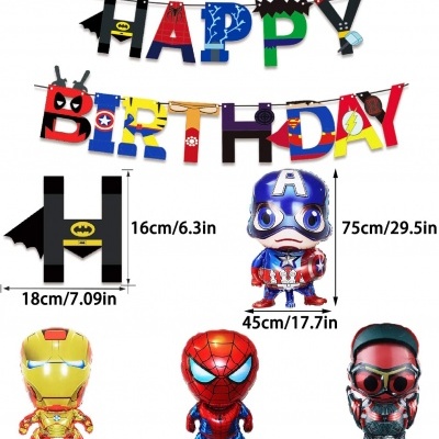 Kit aniversário Avengers Super Heróis