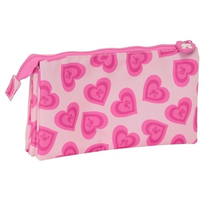 Porta-lápis Love Barbie Triplo