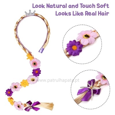 Disfarce Princesa Rapunzel + acessórios