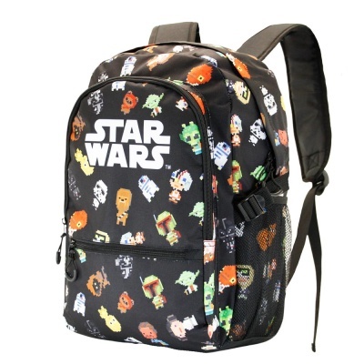 Mochila Escolar Chibi Star Wars 44cm