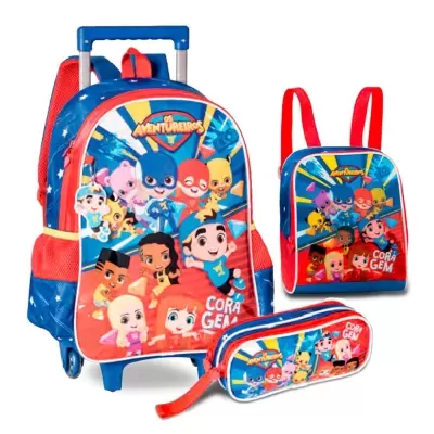 Trolley Escolar Os Aventureiros - Luccas Neto