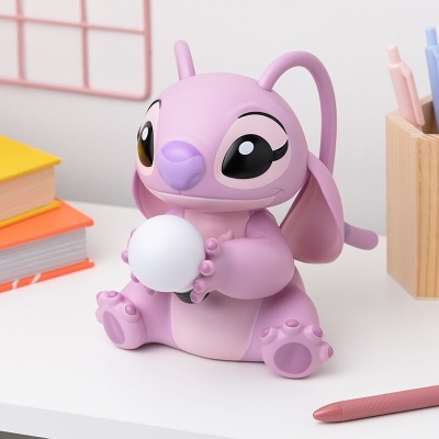 Candeeiro Angel Stitch Disney 16cm
