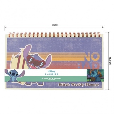 Planificador Semanal Stitch Disney