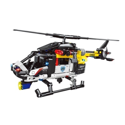 GIROS ENCAIXES 8+ TECHNIC HELICÓPTERO SWAT