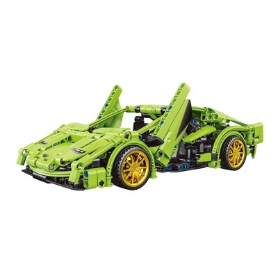 GIROS ENCAIXES 8+ TECHNIC RACING CAR PULLBACK VERDE