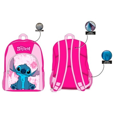 Mochila Escolar Stitch Disney 40cm