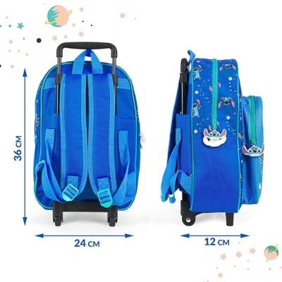 Trolley Pré-Escolar Stitch Disney 36cm