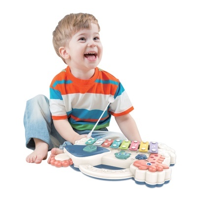 GIROS BABY XILOFONE PIANO LUZ E SONS