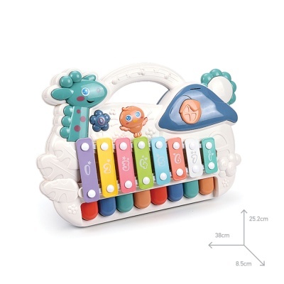 GIROS BABY XILOFONE PIANO LUZ E SONS