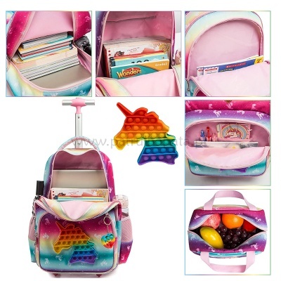 Conjunto Escolar Trolley Unicorn Popit