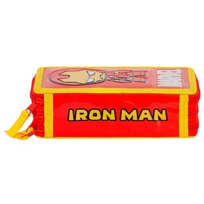 Estojo com material Iron Man Marvel