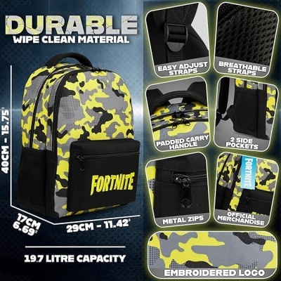 Mochila Escolar Fortnite 40 cm