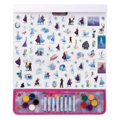 Mega Bloco Atividades Frozen 4 em 1