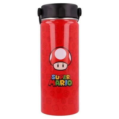 Garrafa termo aço inox Super Mario Bros Nintendo 530 ml