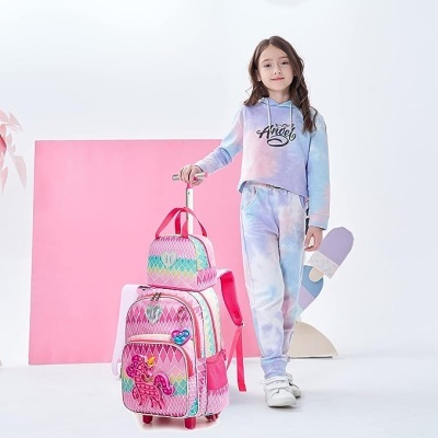 Conjunto Escolar Trolley Unicorn Popit