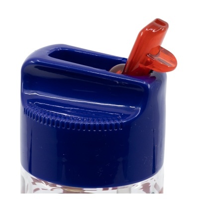 Garrafa de plástico tritan hidro com palha Avengers Marvel 540 ml