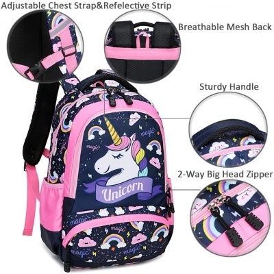 Pack Escolar Unicórnio purple