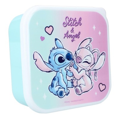 Conjunto de 3 sanduicheiras Stich lilãs