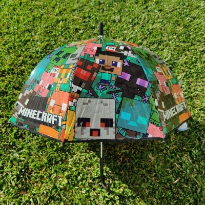 Guarda-Chuva manual Personagens Minecraft 46cm
