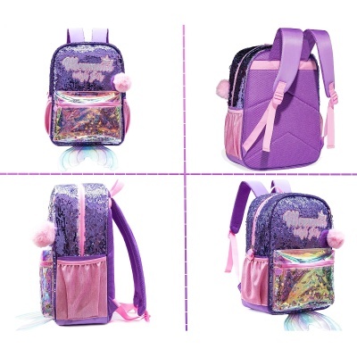 Mochila Escolar Sereia 3D