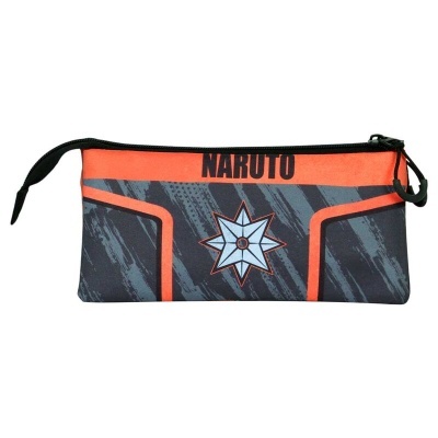 Conjunto Escolar Shuriken Naruto Shippuden 44cm - Mochila e porta lápis