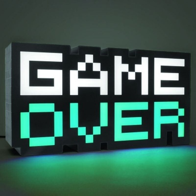 Luz / Candeeiro / Luz Presença 8-BIT Game Over