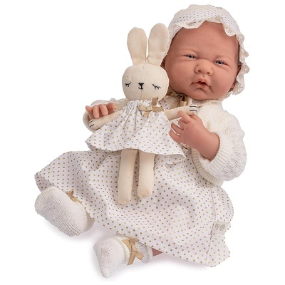 Boneca Reborn La Newborn 38 cm vinil