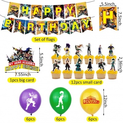 Kit aniversário My Hero Academia