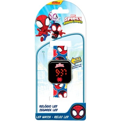 Relógio led digital Spidey the Amazing Friends Marvel