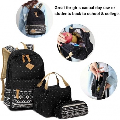 Pack Escolar Casual Black