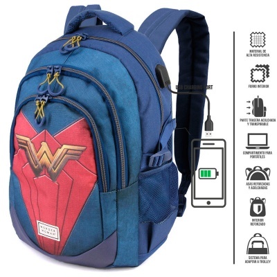 Mochila Wonder Woman DC Comics