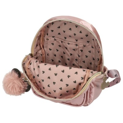 Mochila Casual Mickey Outline Rosa